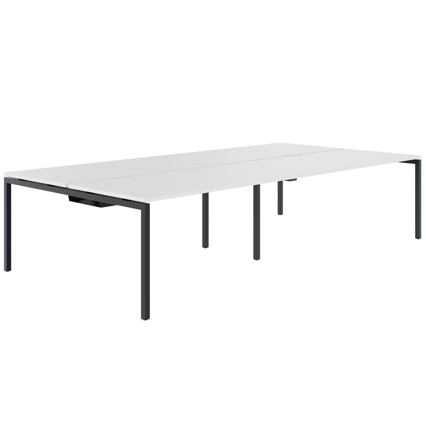 NOVA U Desk del team | 3200 x 1640 mm, bianco