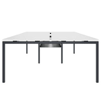 NOVA U Desk del team | 3200 x 1640 mm, bianco