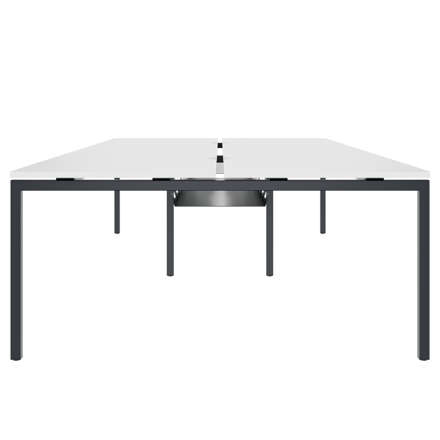 NOVA U Desk del team | 3200 x 1640 mm, bianco