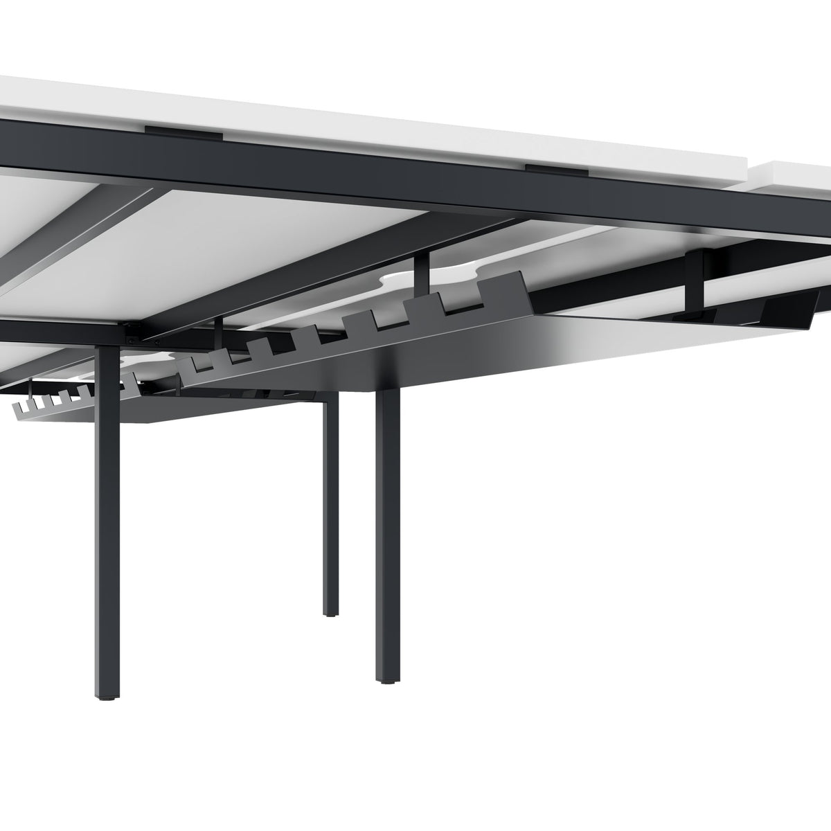 NOVA U Team desk | 3200 x 1640 mm, white - 6 Lightbox Main Image