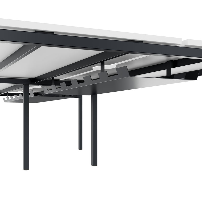 NOVA U Team desk | 3200 x 1640 mm, white - 6 Main Image