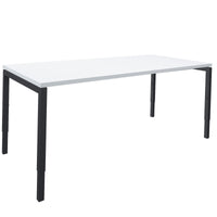 NOVA Uh Desk | Regolabile altezza manualmente, 1600 x 800 mm, bianco