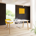 NOVA WOOD Besprechungstisch | 1400 - 1800 mm, Massivholz-Gestell, HPL - 3 Thumbnail Image