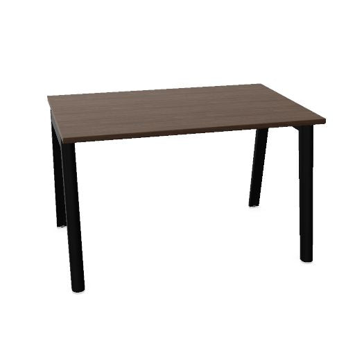 NOVA WOOD Besprechungstisch | 1400 - 1800 mm, Massivholz-Gestell, Melamin