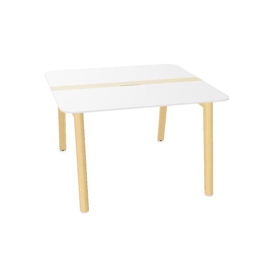 NOVA WOOD Konferenztisch | 1200 - 2800 mm (4-10 Personen), Elektrifiziert, HPL