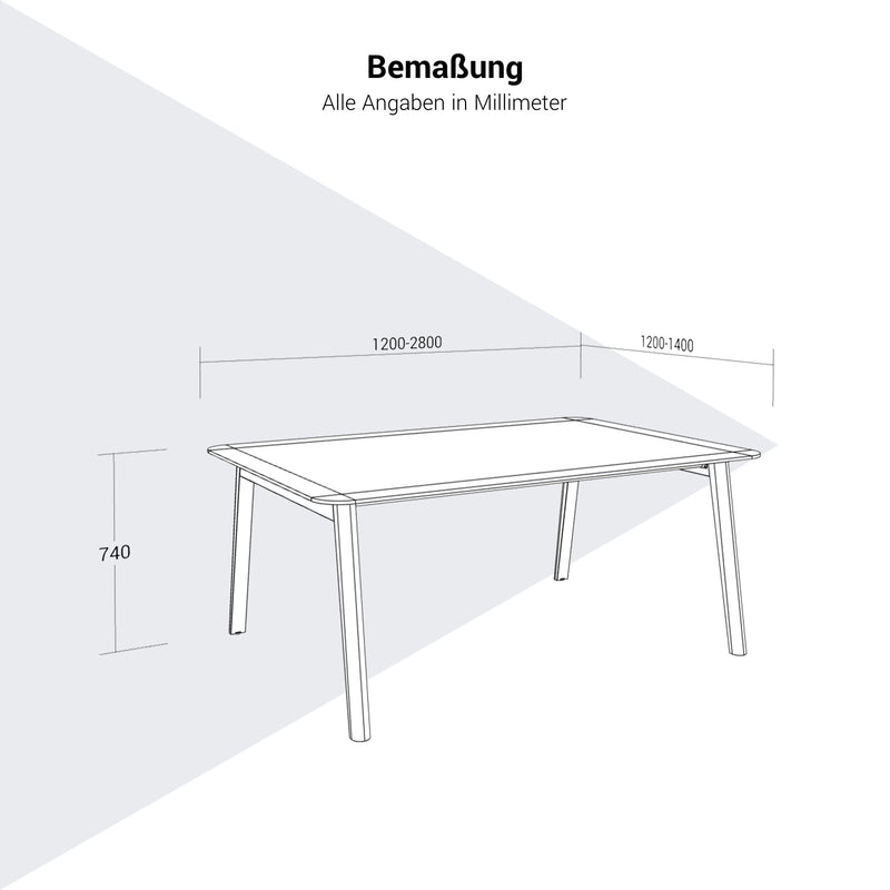 NOVA WOOD Konferenztisch | 1200 - 2800 mm (4-10 Personen), Elektrifiziert, HPL - 14 Main Image