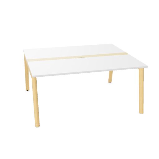 NOVA WOOD Konferenztisch | 1200 - 2800 mm (4-10 Personen), Elektrifiziert, Melamin
