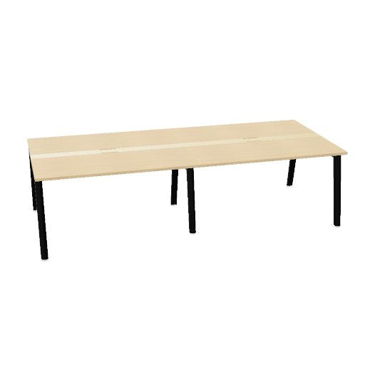 NOVA WOOD Konferenztisch | 1200 - 2800 mm (4-10 Personen), Elektrifiziert, Melamin