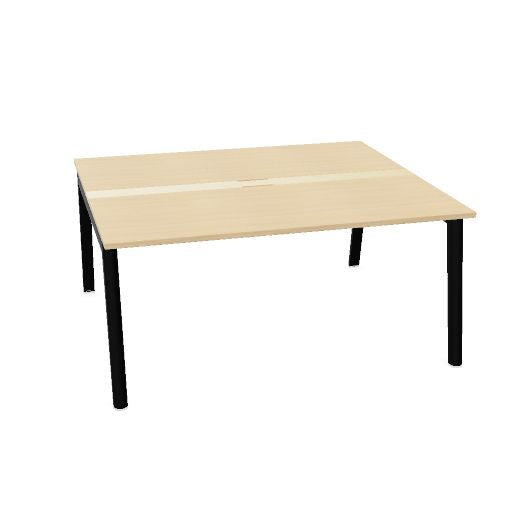 NOVA WOOD Konferenztisch | 1200 - 2800 mm (4-10 Personen), Elektrifiziert, Melamin