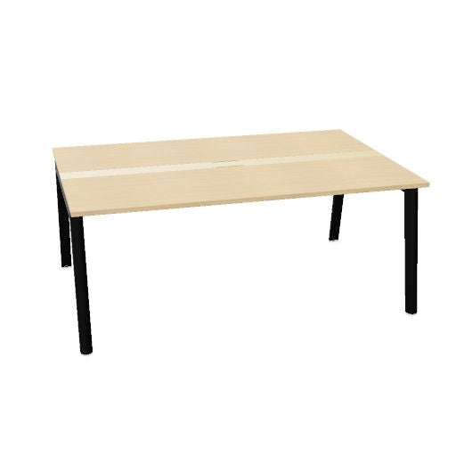 NOVA WOOD Konferenztisch | 1200 - 2800 mm (4-10 Personen), Elektrifiziert, Melamin