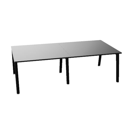 NOVA WOOD Konferenztisch | 1200 - 2800 mm (4-10 Personen), Elektrifiziert, Melamin