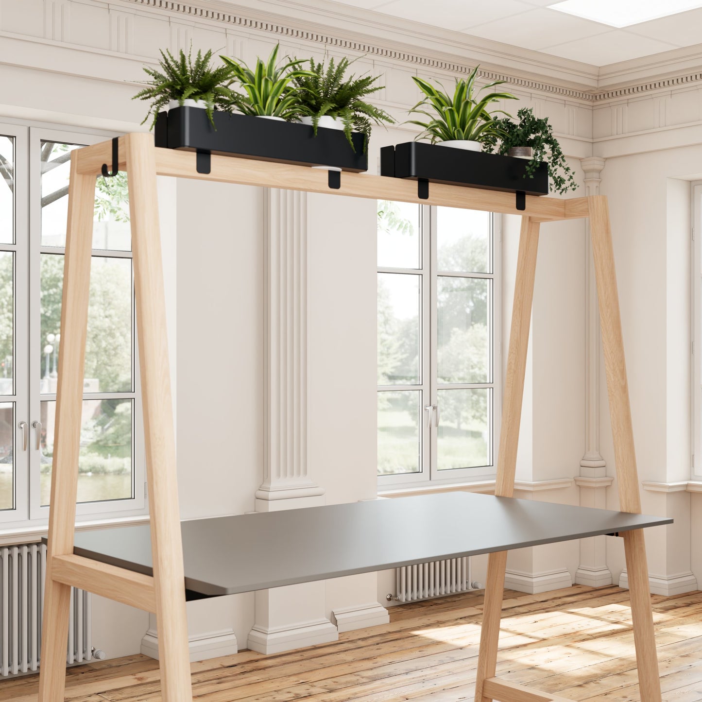 NOVA WOOD Multipurpose Pflanzkasten | 600 x 100 mm