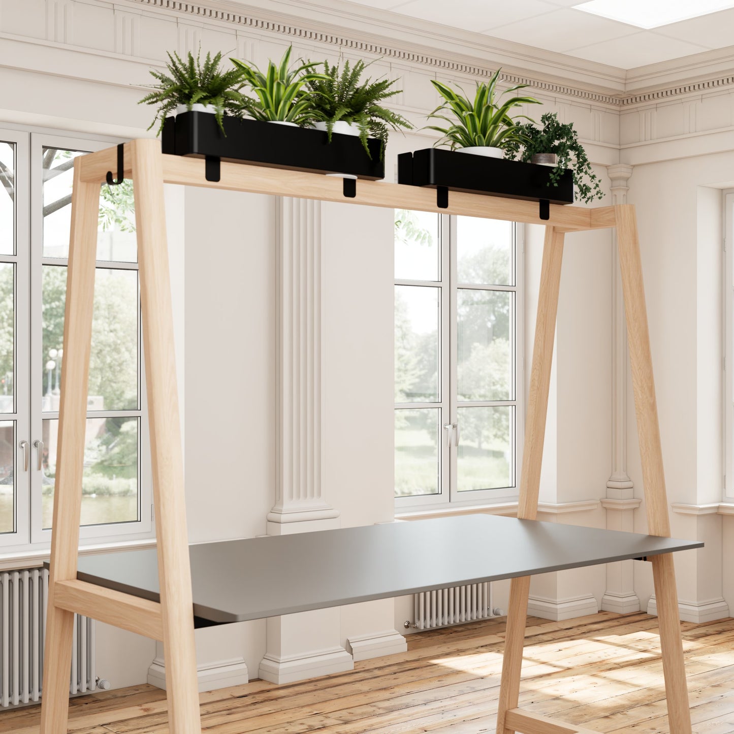 NOVA WOOD Multipurpose Pflanzkasten | 600 x 100 mm