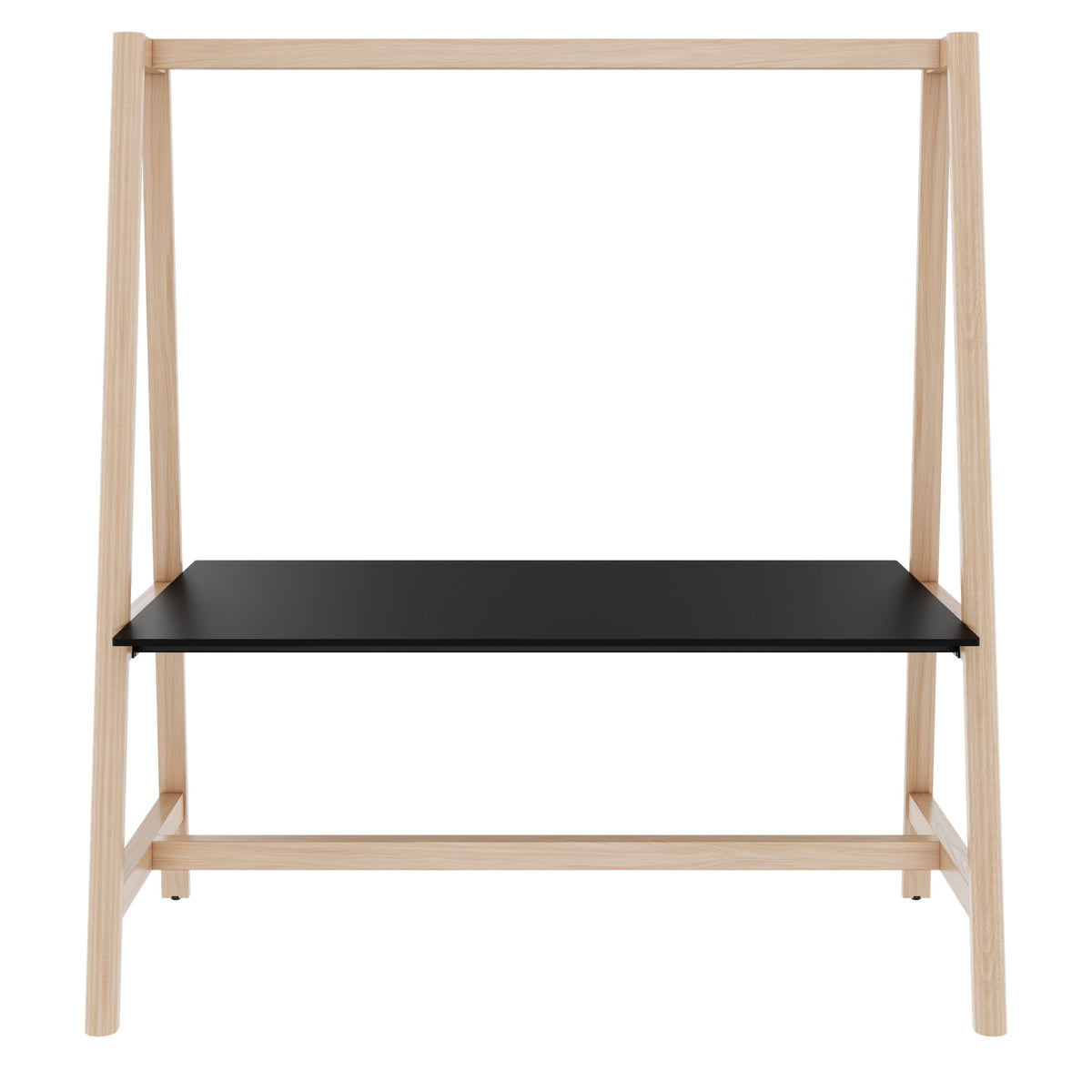 NOVA WOOD Multipurpose Tisch | 1400 - 1800 x 740 - 1050 mm, Fenix Schwarz - 2 Lightbox Main Image