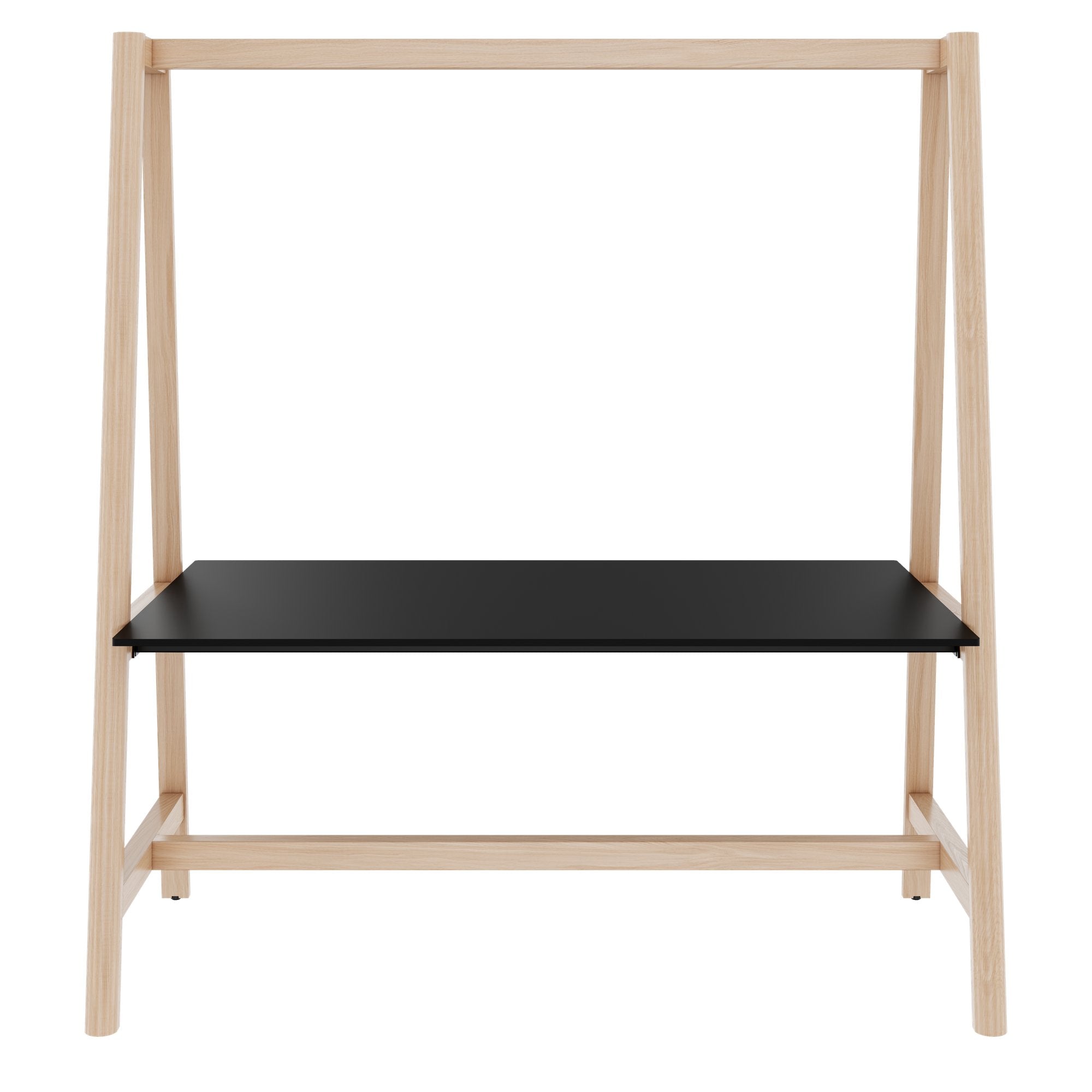 NOVA WOOD Tabella multiuso | 1400 - 1800 x 740 - 1050 mm, Fenix ​​Black