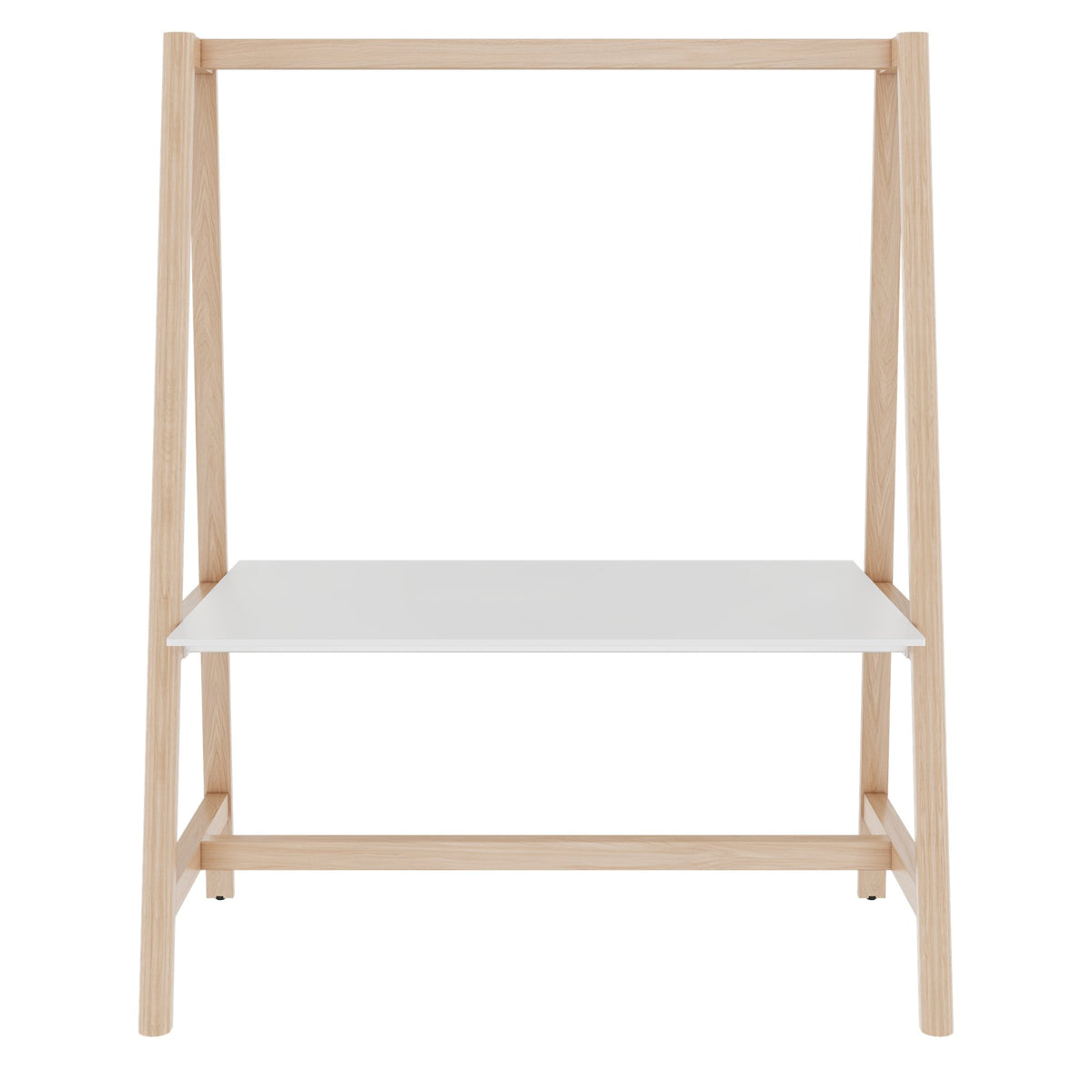 NOVA WOOD Multipurpose Tisch | 1400 - 1800 x 740 - 1050 mm, HPL Weiß - 2 Lightbox Main Image