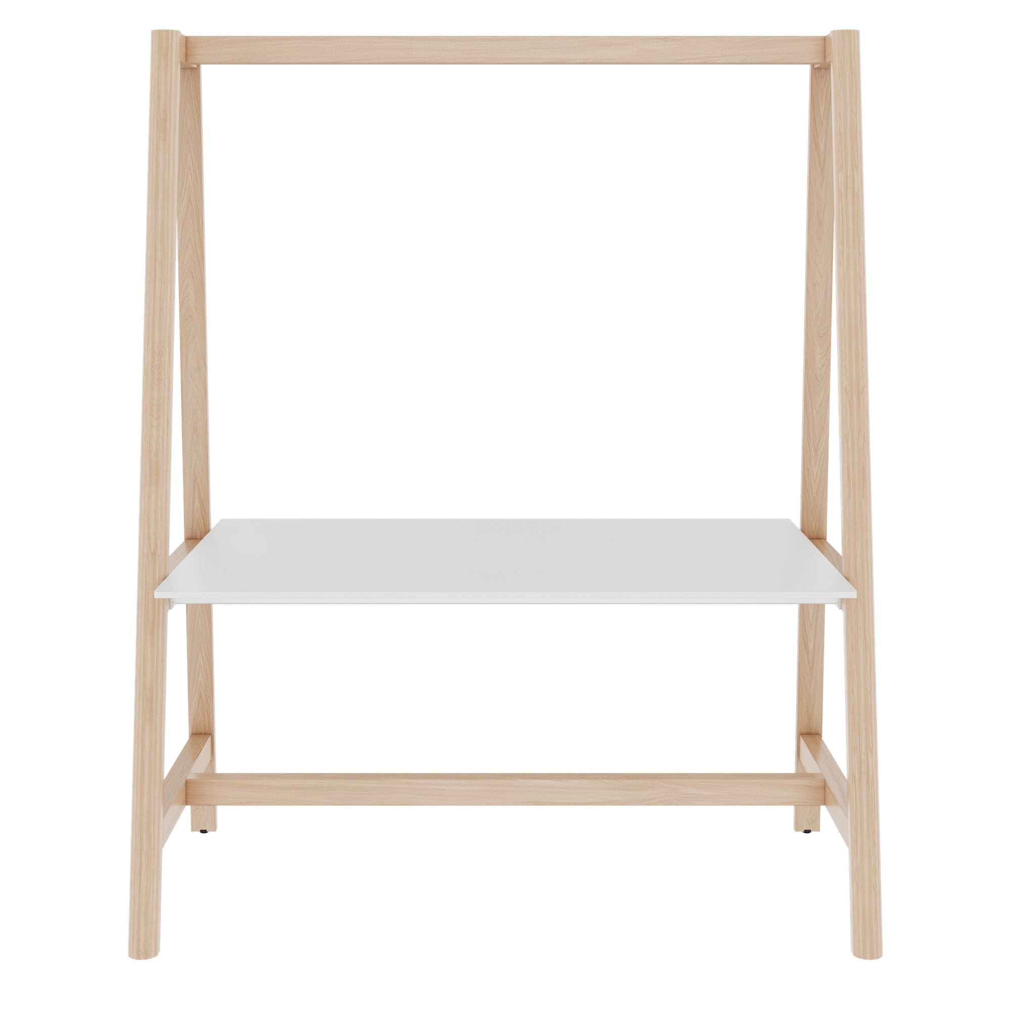 NOVA WOOD Multipurpose Tisch | 1400 - 1800 x 740 - 1050 mm, HPL Weiß