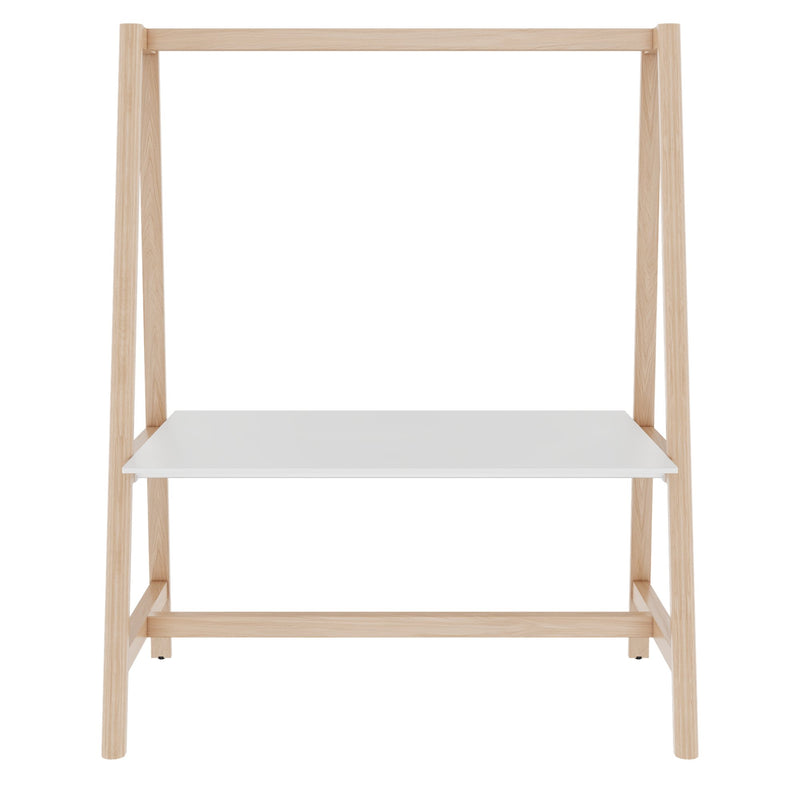 NOVA WOOD Multipurpose Tisch | 1400 - 1800 x 740 - 1050 mm, HPL Weiß - 2 Main Image