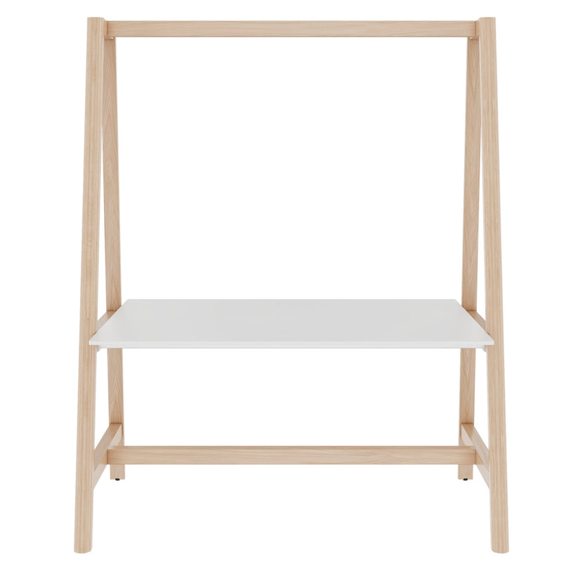 NOVA WOOD Multipurpose Tisch | 1400 - 1800 x 740 - 1050 mm, HPL Weiß
