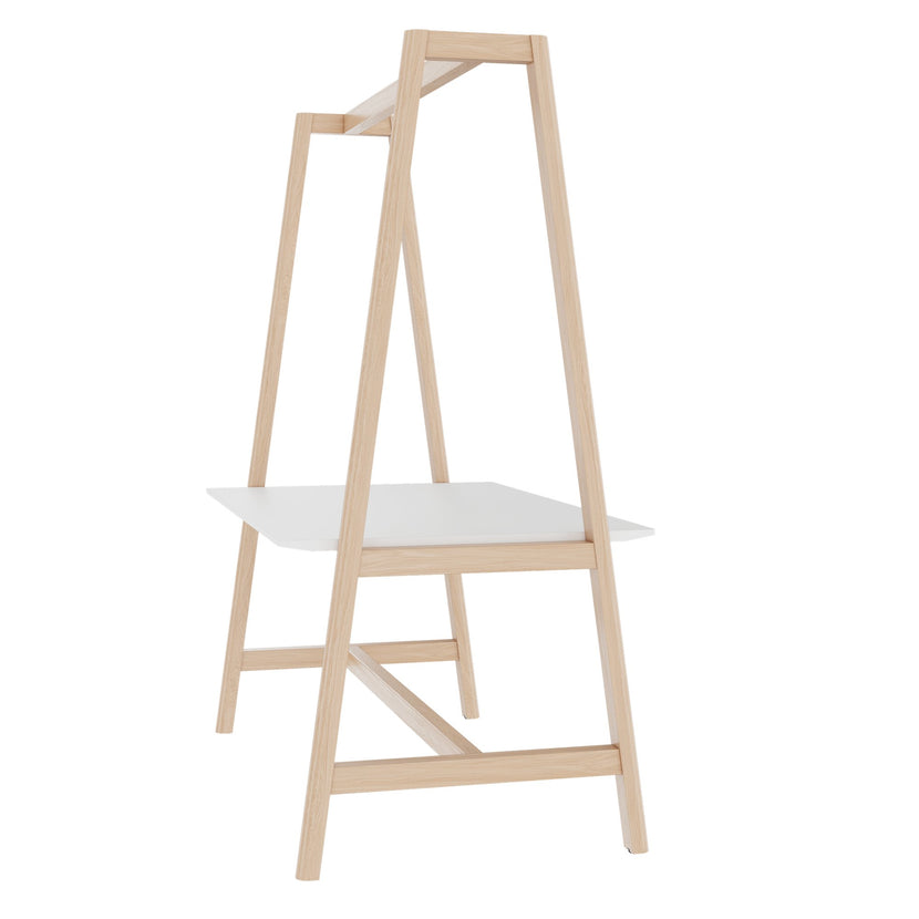 NOVA WOOD Multipurpose Tisch | 1400 - 1800 x 740 - 1050 mm, HPL Weiß