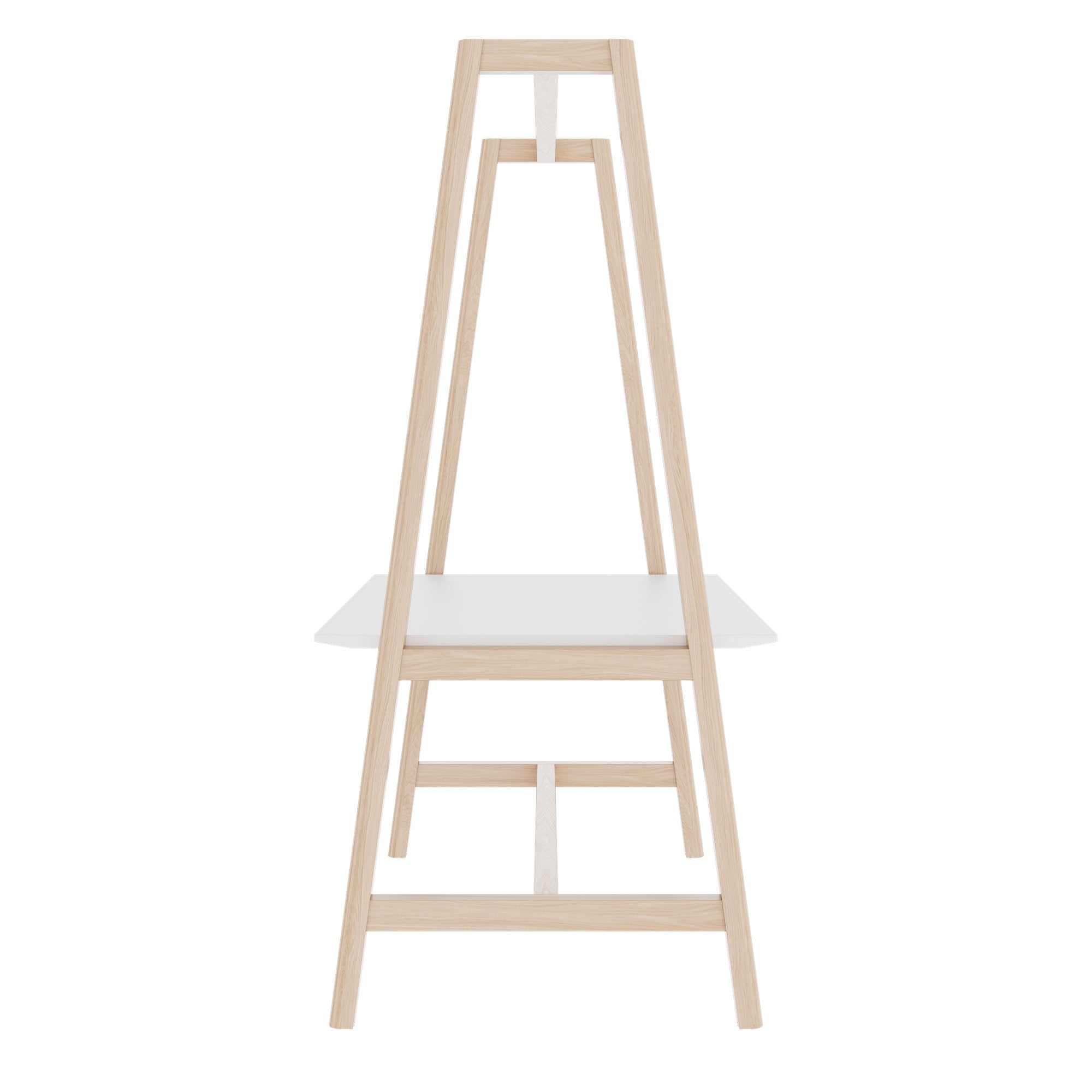 NOVA WOOD Multipurpose Tisch | 1400 - 1800 x 740 - 1050 mm, HPL Weiß