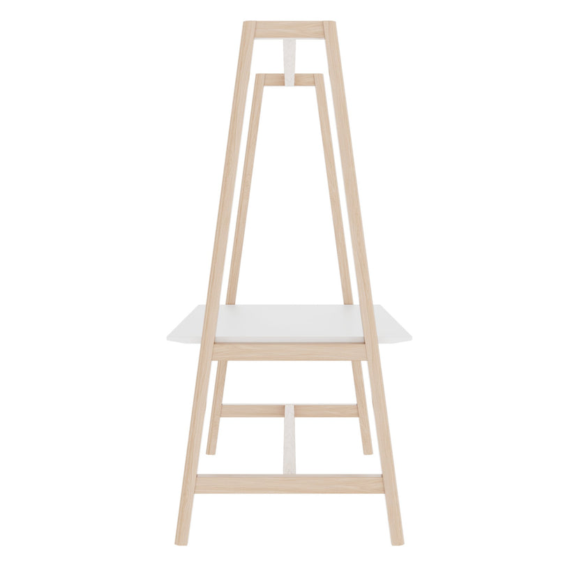 NOVA WOOD Multipurpose Tisch | 1400 - 1800 x 740 - 1050 mm, HPL Weiß