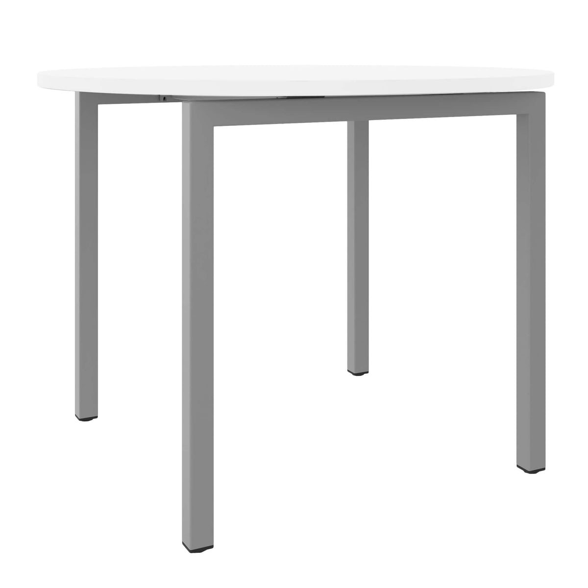 NOVA U Meeting table | Round, Ø 1000 mm, white - 2 Lightbox Main Image