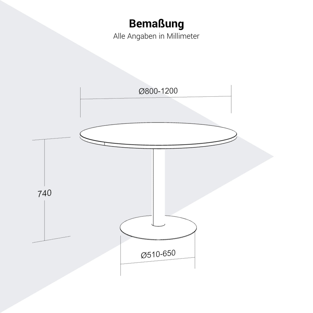 OPTIMA Meeting table | Round, Ø800-1200 mm, Walnut  - 8 Lightbox Main Image