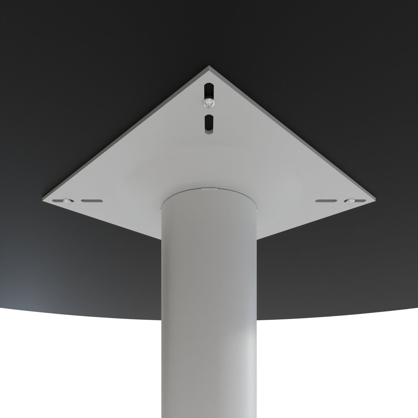 OPTIMA Besprechungstisch | Rund, Ø800-1200 mm, Anthrazit