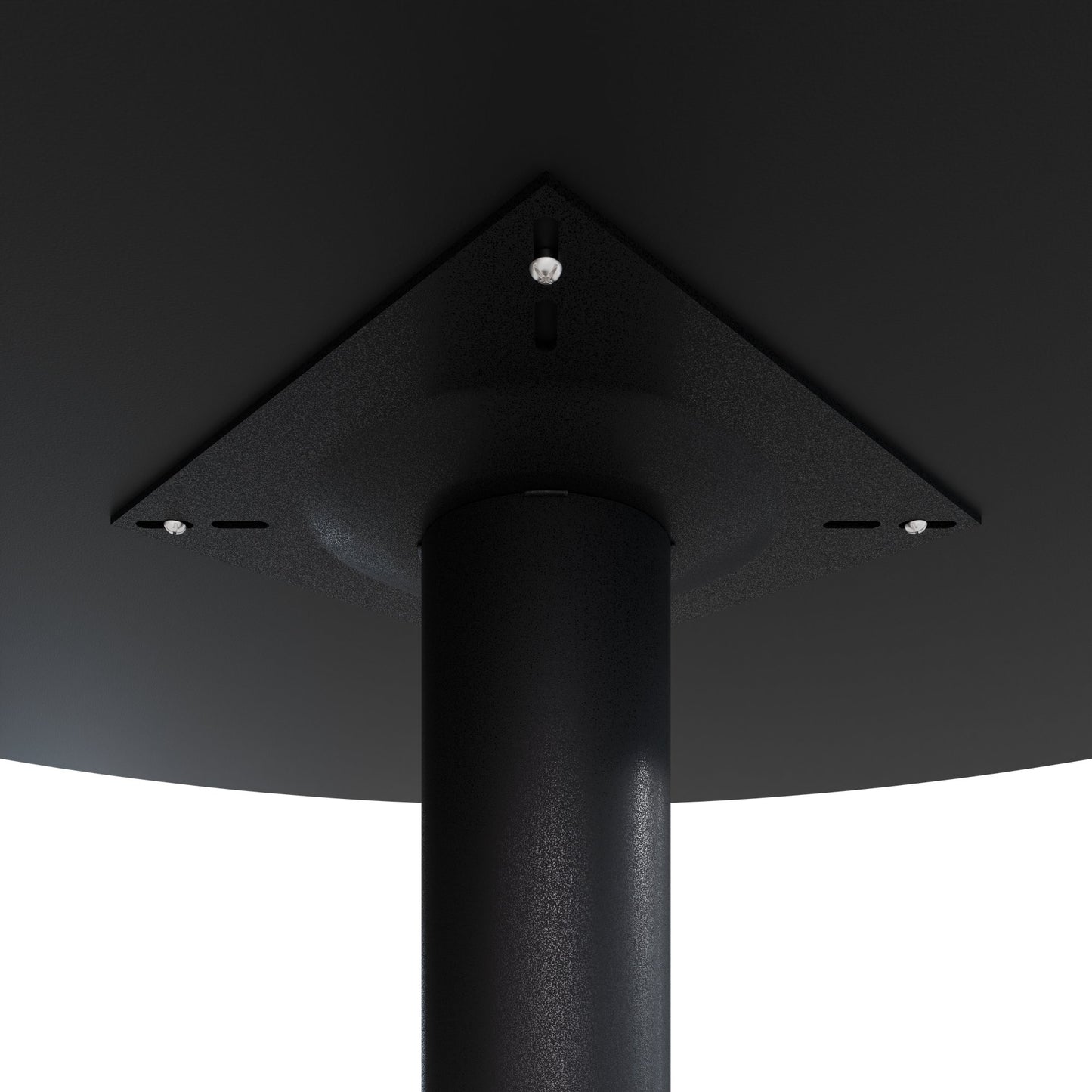 OPTIMA Besprechungstisch | Rund, Ø800-1200 mm, Anthrazit