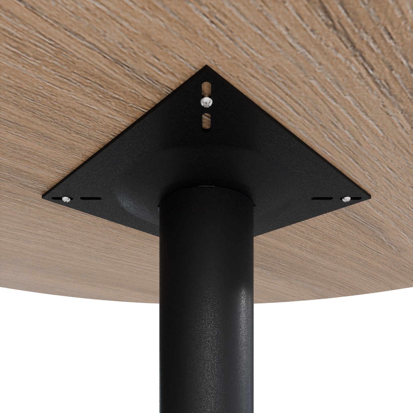 OPTIMA Besprechungstisch | Rund, Ø800-1500 mm, Bernsteineiche