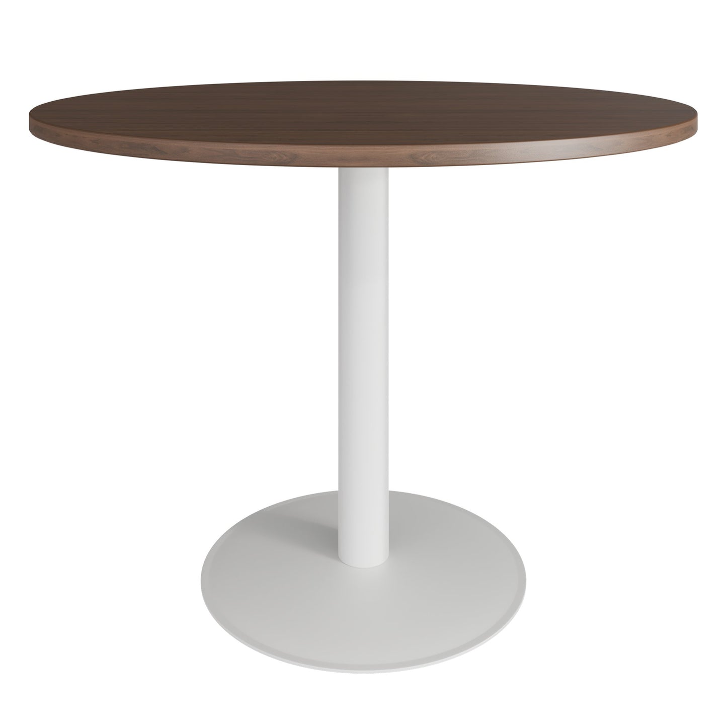 OPTIMA Besprechungstisch | Rund, Ø800-1200 mm, Nussbaum