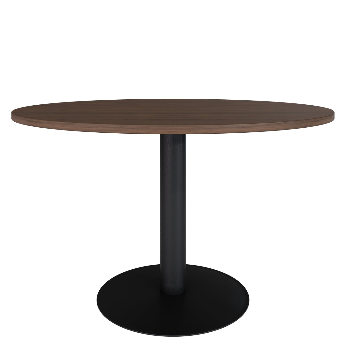 OPTIMA Besprechungstisch | Rund, Ø800-1200 mm, Nussbaum