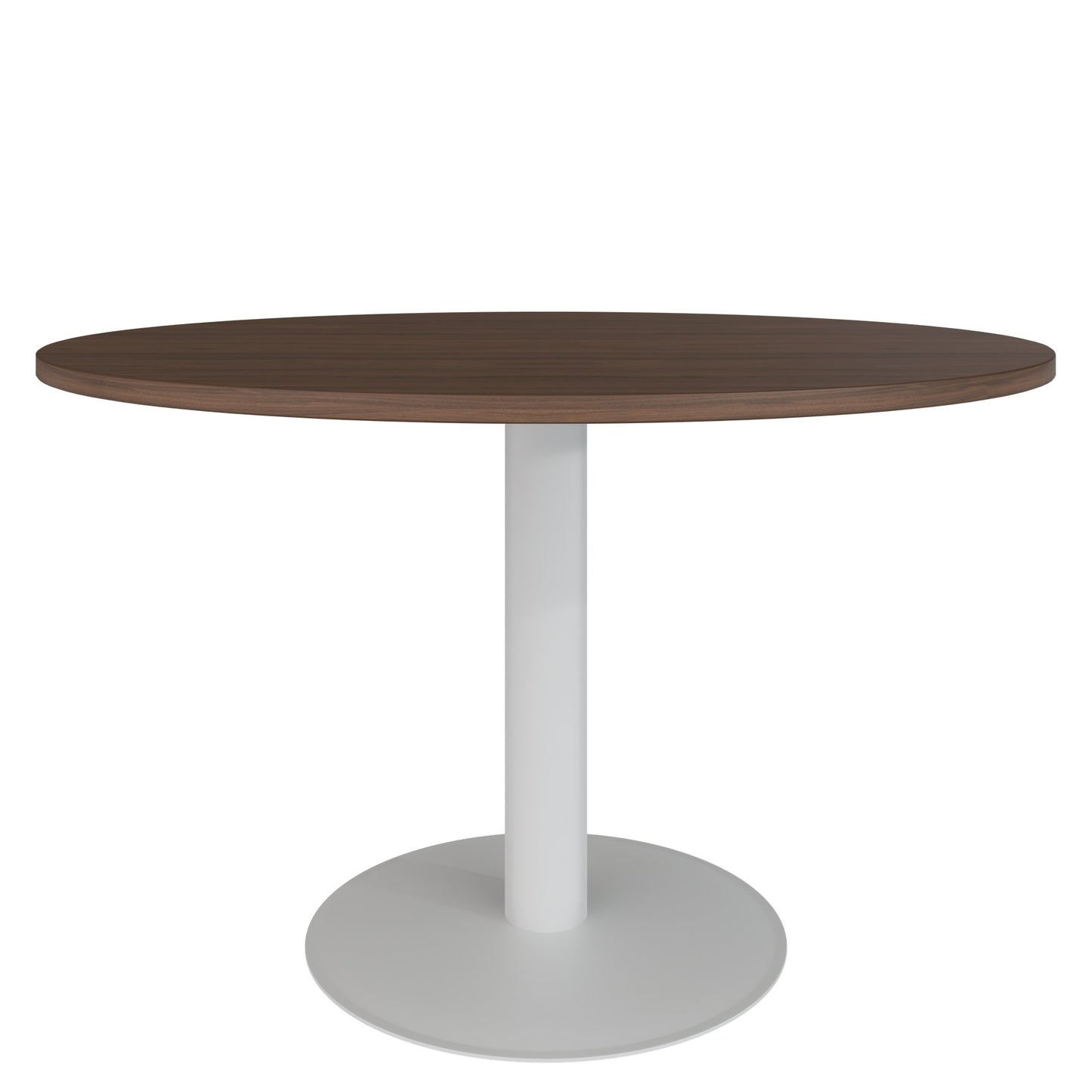 OPTIMA Besprechungstisch | Rund, Ø800-1200 mm, Nussbaum