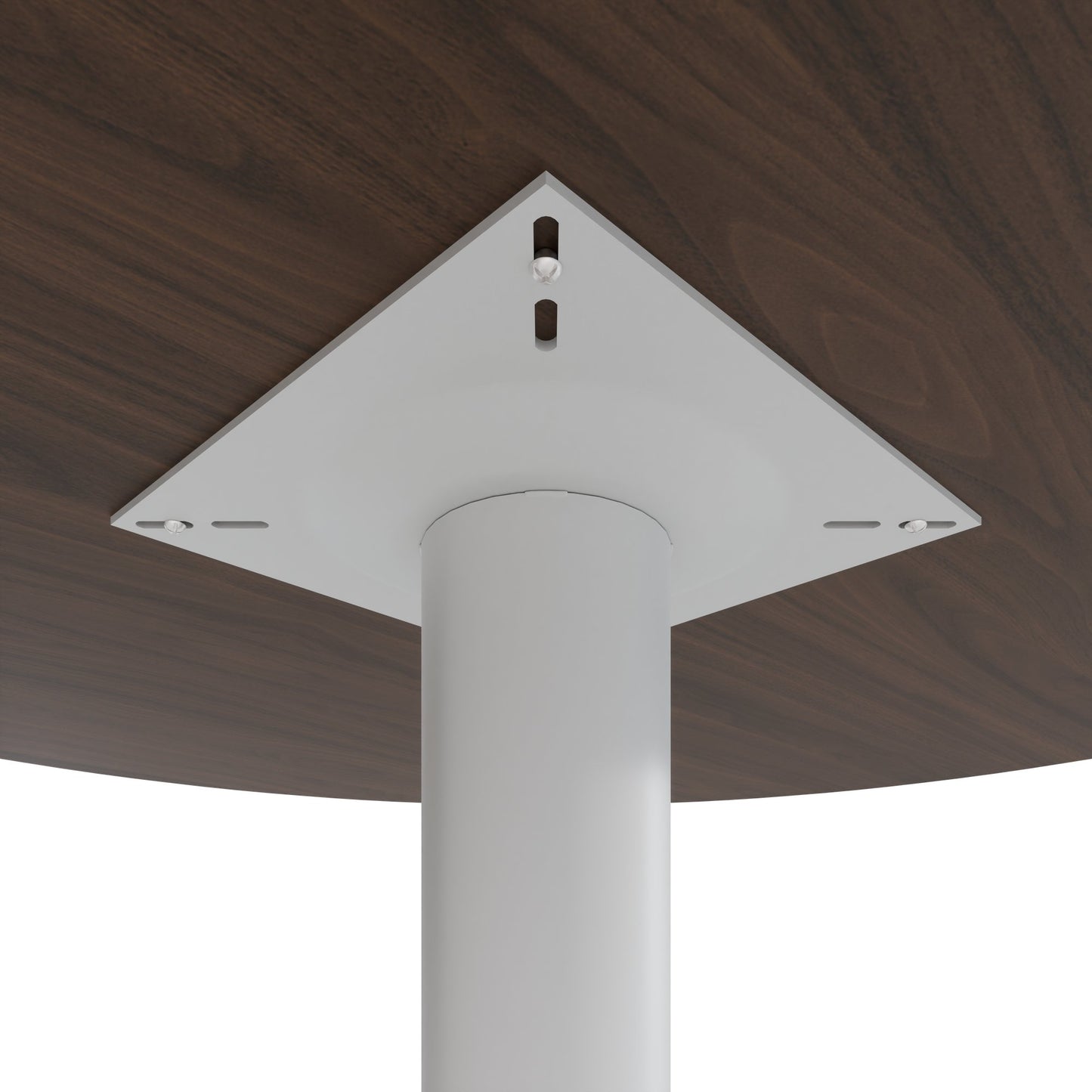 OPTIMA Besprechungstisch | Rund, Ø800-1200 mm, Nussbaum