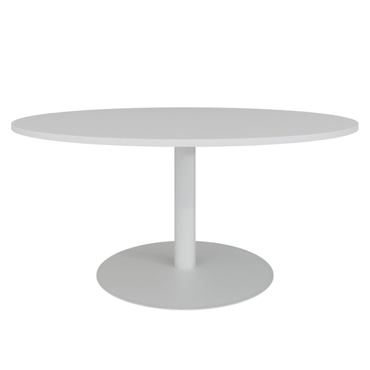 OPTIMA Besprechungstisch | Rund, Ø800-1200 mm, Perlgrau