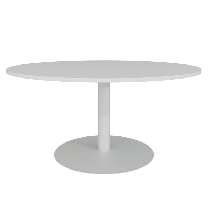 OPTIMA Conference table | Round, Ø800-1200 mm, Pearl gray  - 1 Main Image
