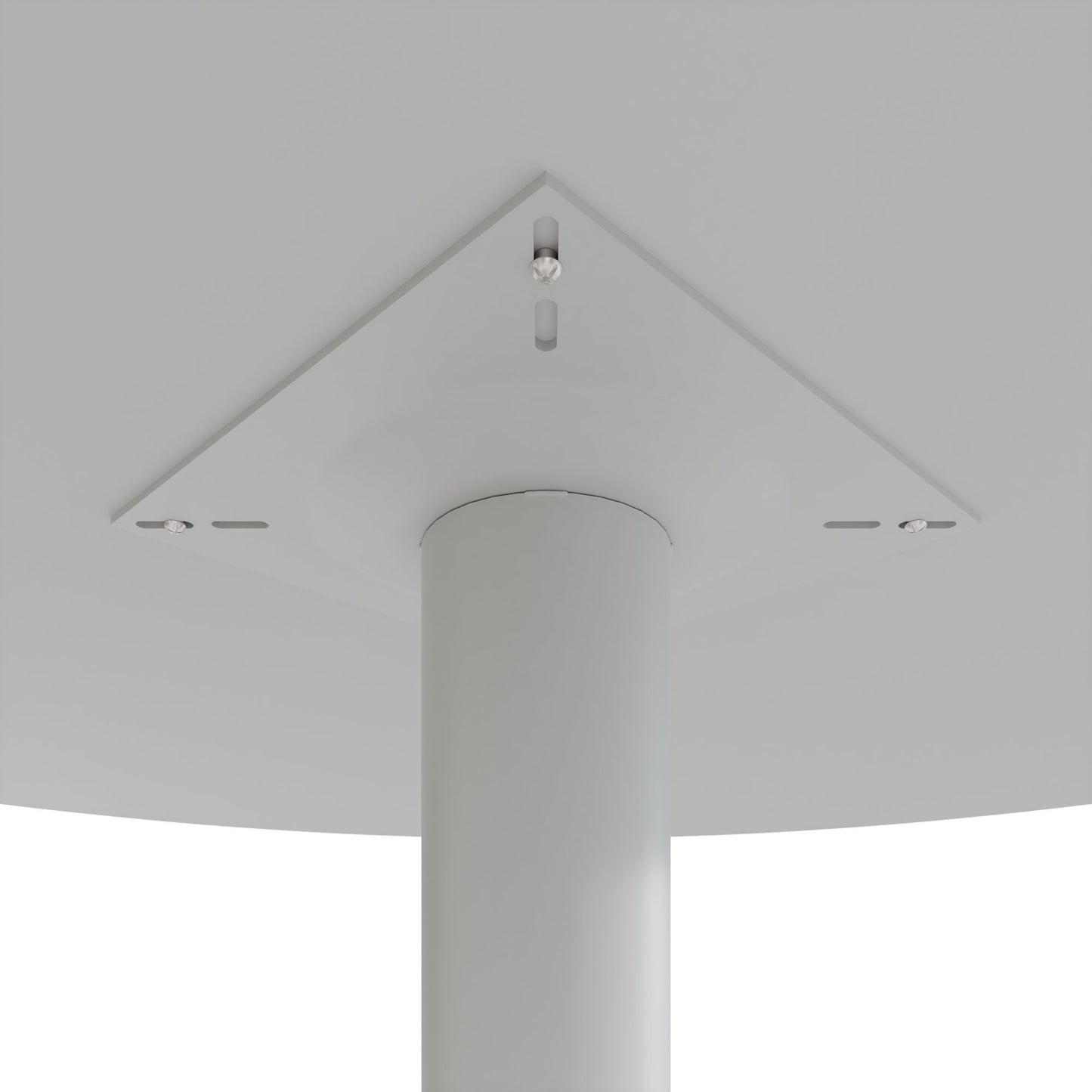 OPTIMA Besprechungstisch | Rund, Ø800-1200 mm, Perlgrau