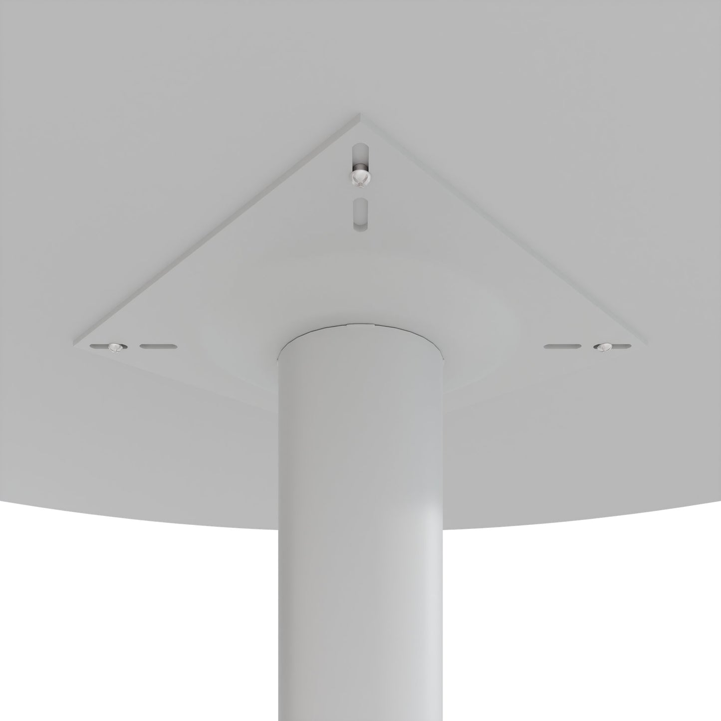 OPTIMA Besprechungstisch | Rund, Ø800-1200 mm, Perlgrau