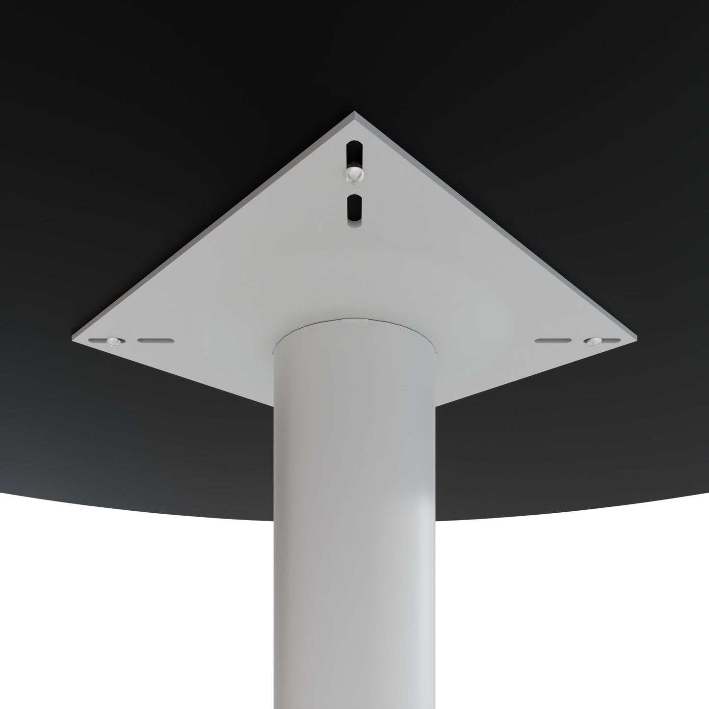 OPTIMA Besprechungstisch | Rund, Ø800-1500 mm, Schwarz