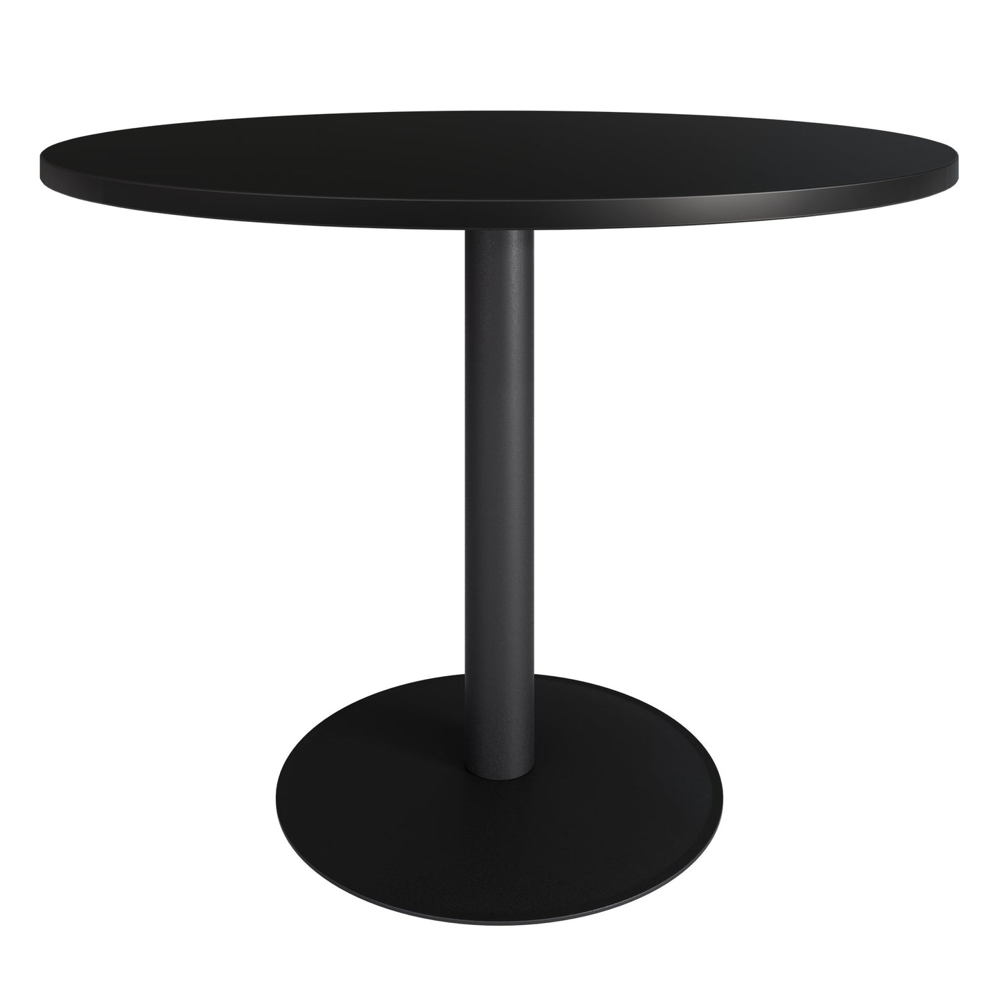 OPTIMA Besprechungstisch | Rund, Ø800-1500 mm, Schwarz