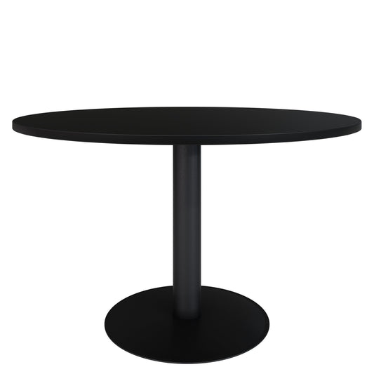 OPTIMA Besprechungstisch | Rund, Ø800-1500 mm, Schwarz