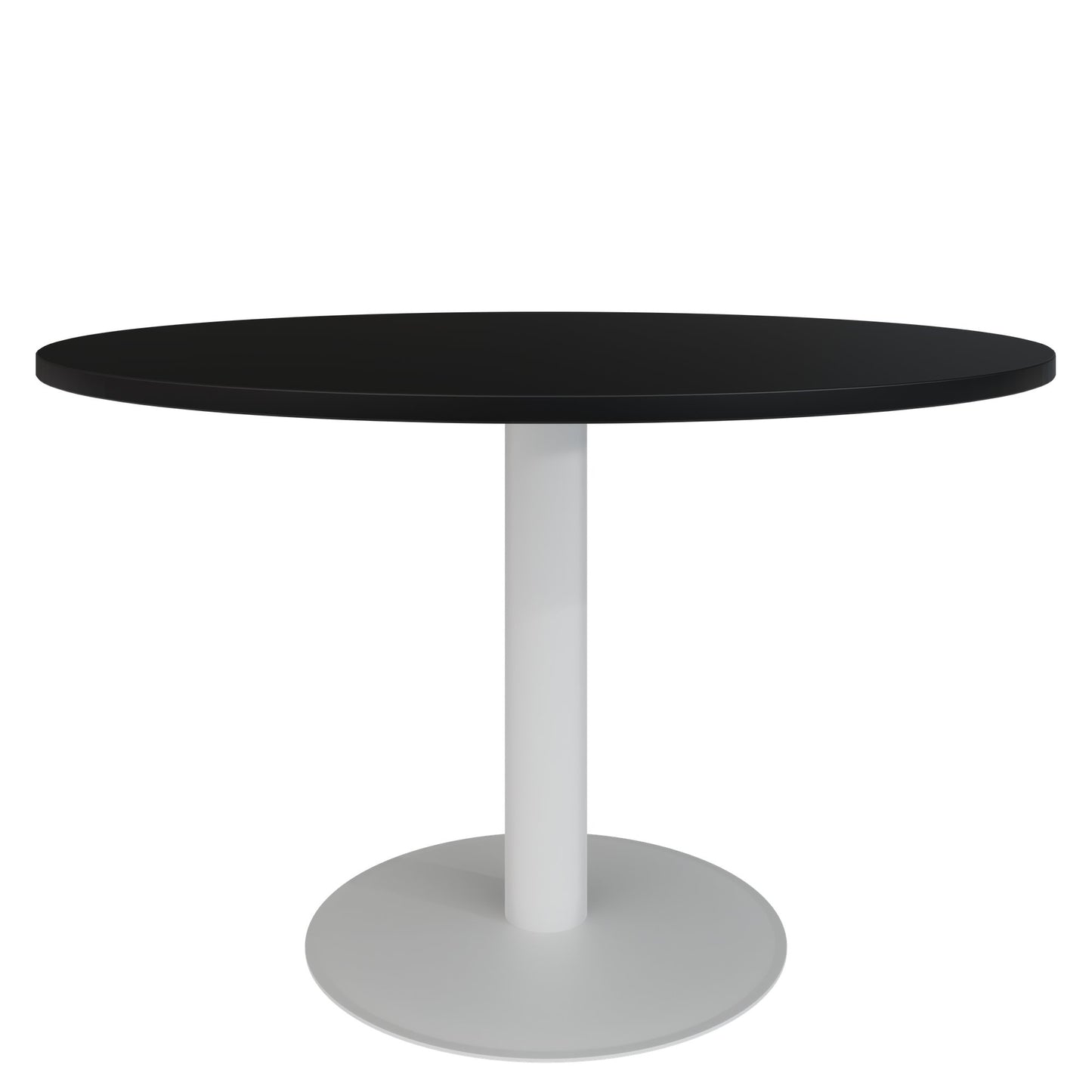 OPTIMA Besprechungstisch | Rund, Ø800-1500 mm, Schwarz