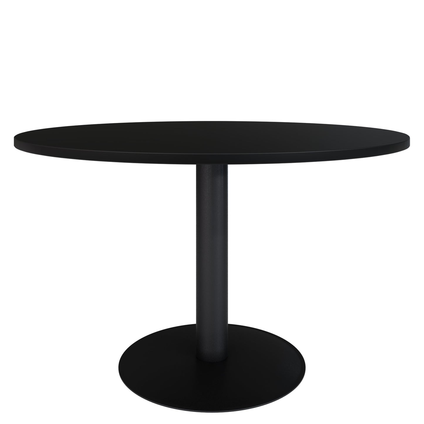 OPTIMA Besprechungstisch | Rund, Ø800-1500 mm, Schwarz