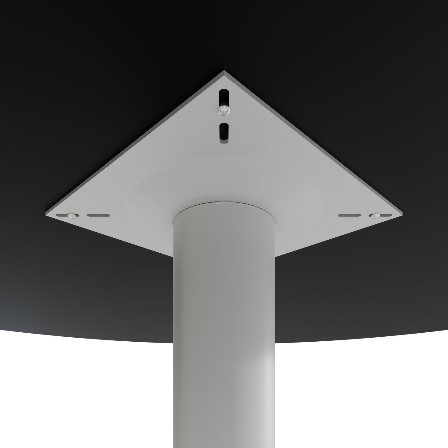 OPTIMA Besprechungstisch | Rund, Ø800-1500 mm, Schwarz