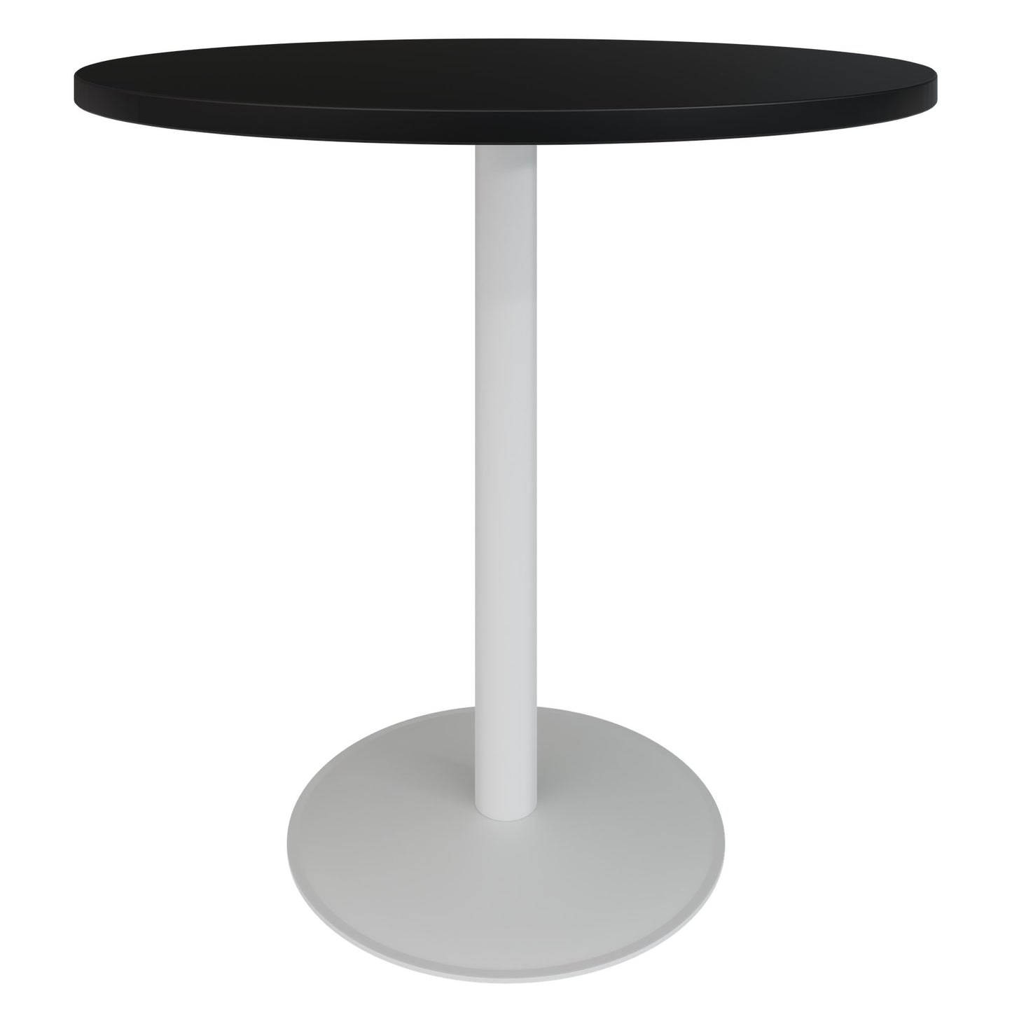 OPTIMA Besprechungstisch | Rund, Ø800-1500 mm, Schwarz