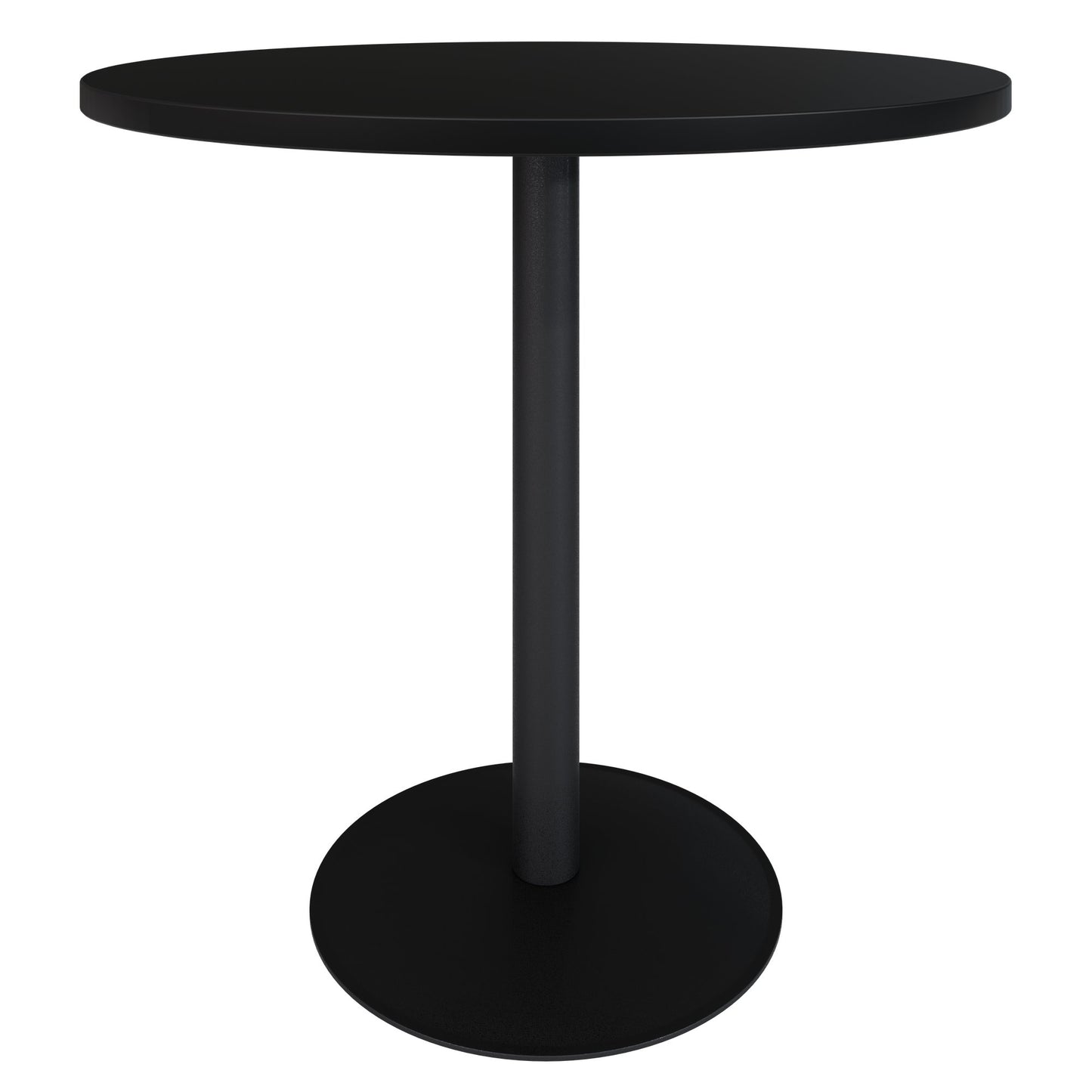 OPTIMA Besprechungstisch | Rund, Ø800-1500 mm, Schwarz