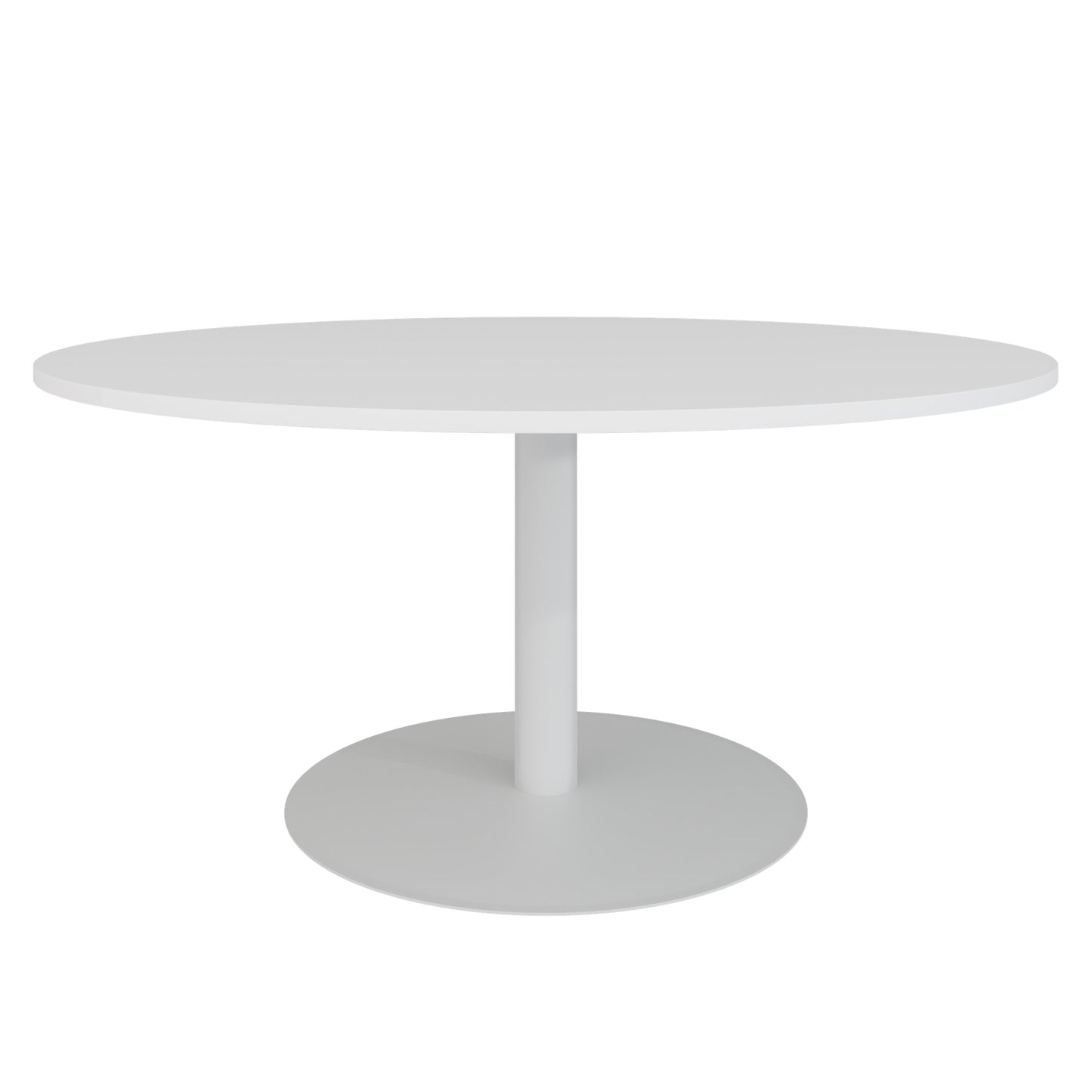 OPTIMA Besprechungstisch | Rund, Ø800-1500 mm, Weiß