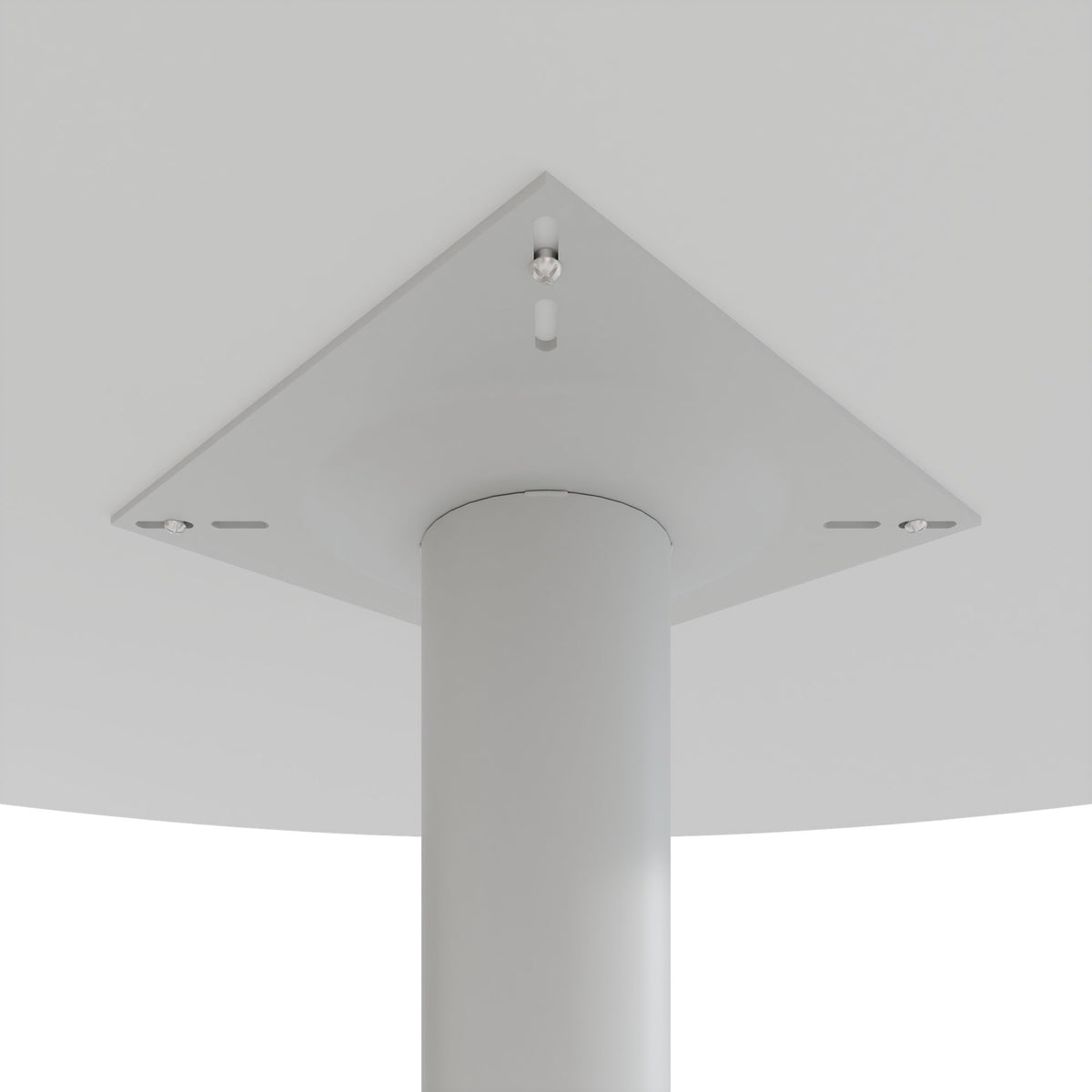 Table de réunion OPTIMA | Ronde, Ø800-1500 mm, blanche - 3 Lightbox Main Image
