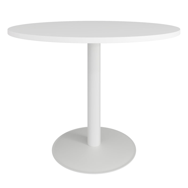 Table de réunion OPTIMA | Ronde, Ø800-1500 mm, blanche - 1 Main Image